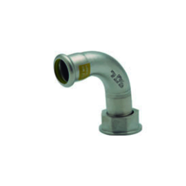 INOXPRES 23CR2PP022078 INOX GAS CORBA 90º 2P PRECINTABLE 22-7/8"